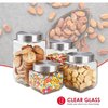 Home Basics 4 Piece Canister Set with Stainless Steel Lids CS10438